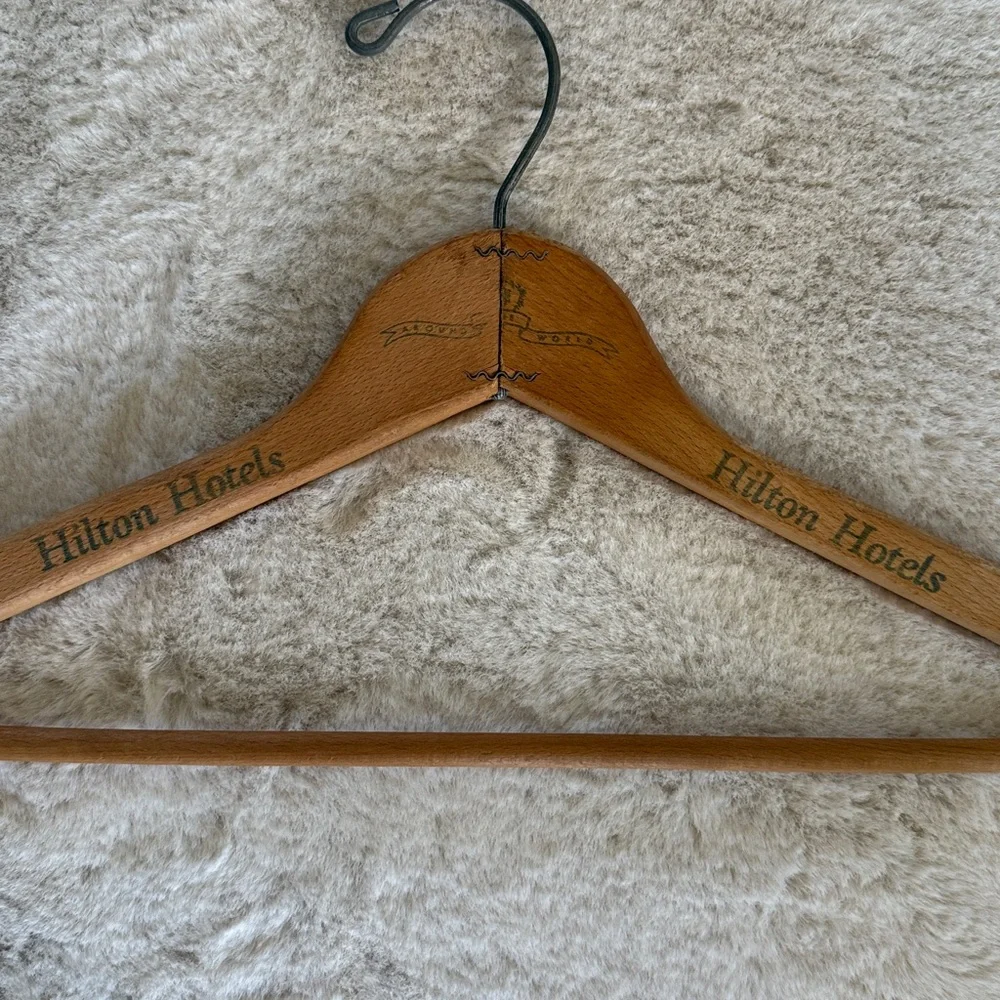 Vintage Wooden Hangers Lot of 10 - Central Park New York
